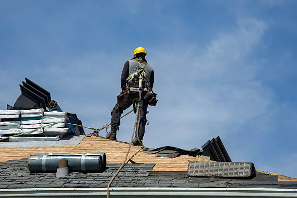 Professional Roof Installation technician working in Bradley, OK